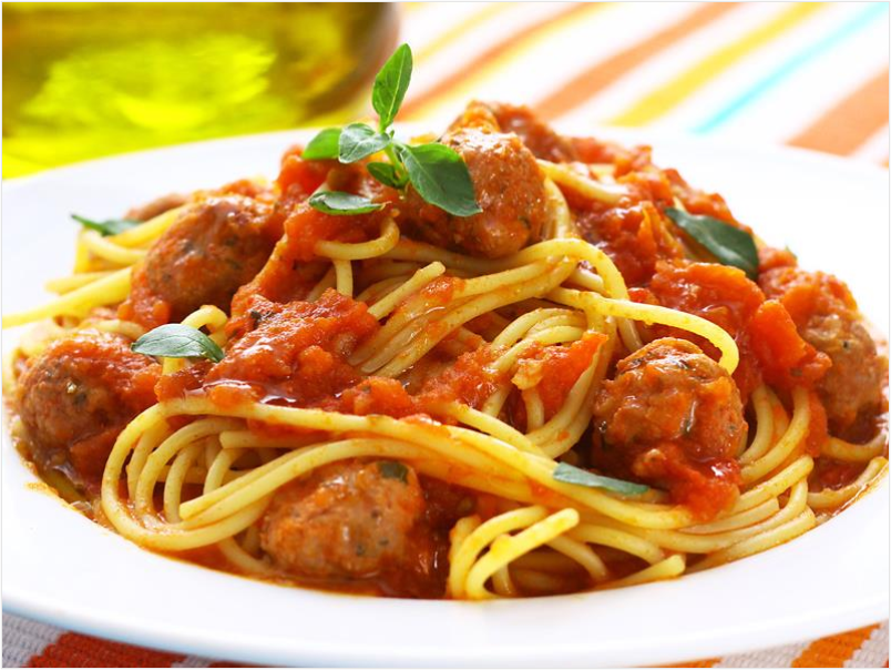 Spaguetti Integral com Almôndegas ao Sugo Congelado | Di Veneto Alimentos