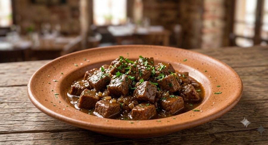 Picadinho (cubos de carne com molho) congelado — Diveneto Alimentos
