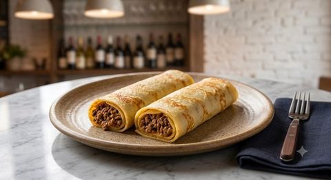 Panqueca de carne (pct c/ 2 uni.) congelado — Diveneto Alimentos