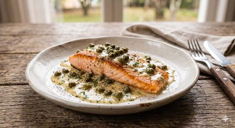Salmão ao Molho de Alcaparra congelado — Diveneto Alimentos