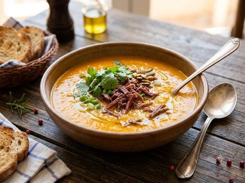 Sopa de Abóbora com Carne Seca congelado — Diveneto Alimentos